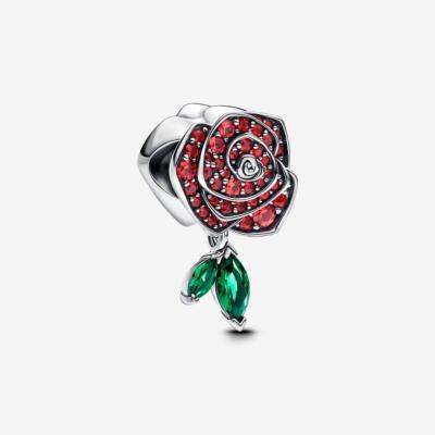 CHARM PANDORA ROSE SCINTILLANTE ROUGE 