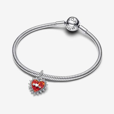 CHARM PANDORA CUPIDON &#128152; COEUR ET FLECHE 