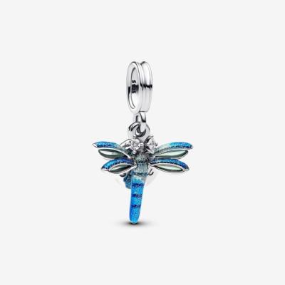 CHARM PANDORA LIBELLULE BLEUE