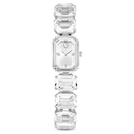 Montre Swarovski octogonale blanc