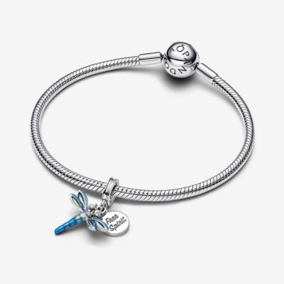 CHARM PANDORA LIBELLULE BLEUE